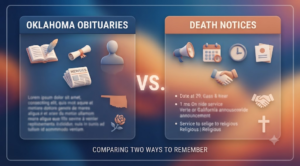 Oklahoma Obituaries vs. Death Notices